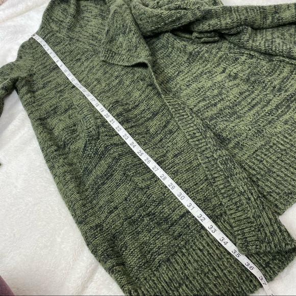 Torrid Open Front Dark Green Black Cardigan L 12 0 - Picture 12 of 12